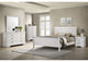 202441F-S5 Louis Philippe 5-piece Full Bedroom Set White
