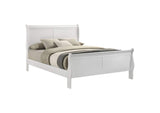 202441F Louis Philippe 47-inch Full Sleigh Panel Bed White