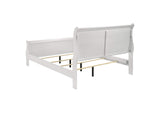 202441F Louis Philippe 47-inch Full Sleigh Panel Bed White