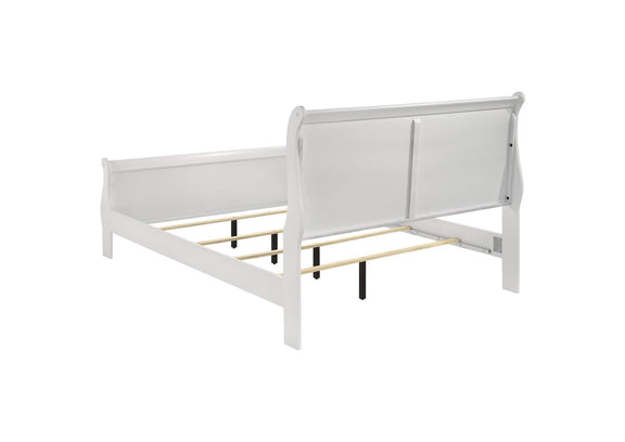 202441KE-S5 Louis Philippe 5-piece Eastern King Bedroom Set White