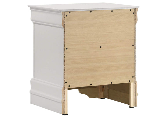 202441KE-S5 Louis Philippe 5-piece Eastern King Bedroom Set White