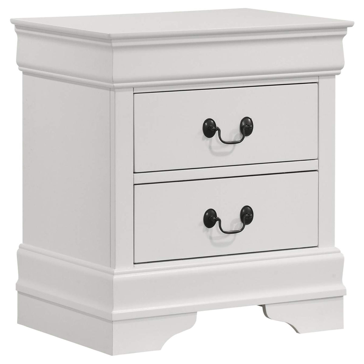 202441T-S4 Louis Philippe 4-piece Twin Bedroom Set White
