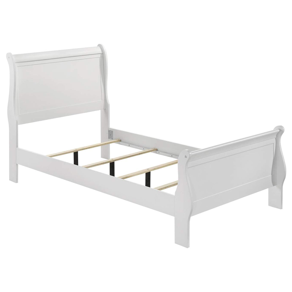 202441T-S5 Louis Philippe 5-piece Twin Bedroom Set White