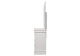 202443M Louis Philippe 6-drawer Dresser and Mirror White