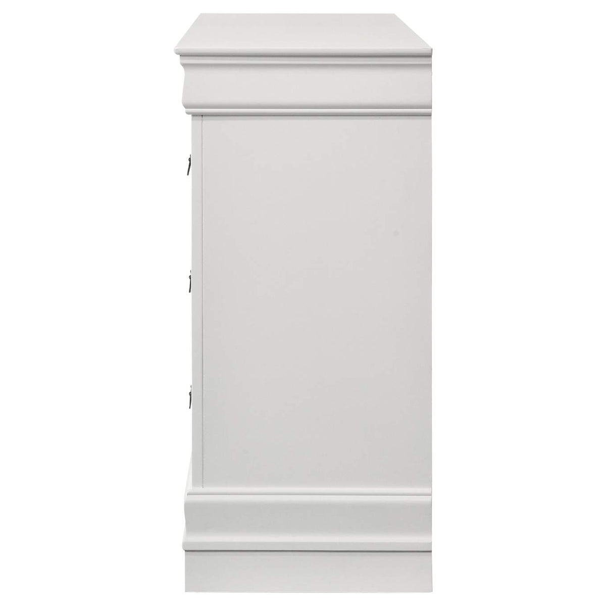 202443 Louis Philippe 6-drawer Dresser White
