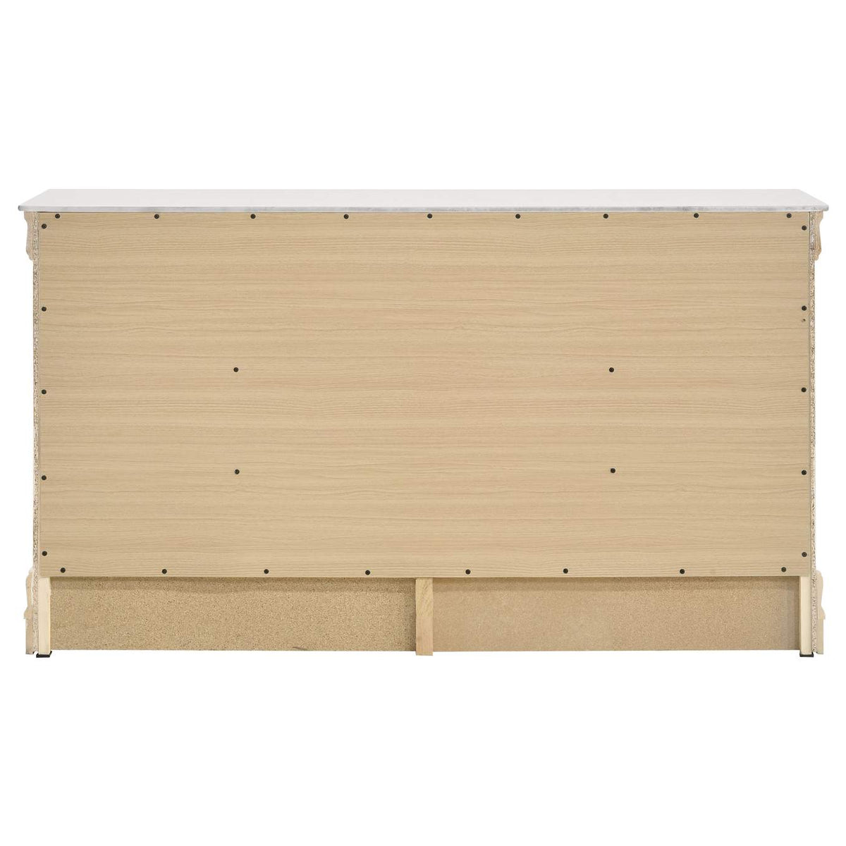 202443 Louis Philippe 6-drawer Dresser White