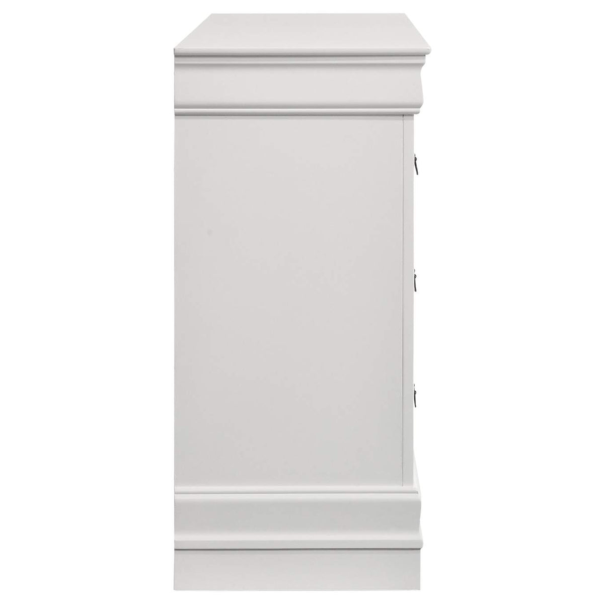 202443 Louis Philippe 6-drawer Dresser White