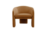 TOV-S44183 Marla Cognac Velvet Accent Chair