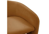 TOV-S44183 Marla Cognac Velvet Accent Chair