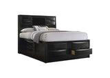202701KW-S4 Briana 4-piece California King Bedroom Set Black