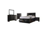 202701KW-S5 Briana 5-piece California King Bedroom Set Black