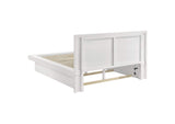 202990KE-S4 Jessica 4-piece Eastern King LED Bedroom Set Snow White