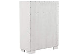 202990Q-S5 Jessica 5-piece Queen LED Bedroom Set Snow White