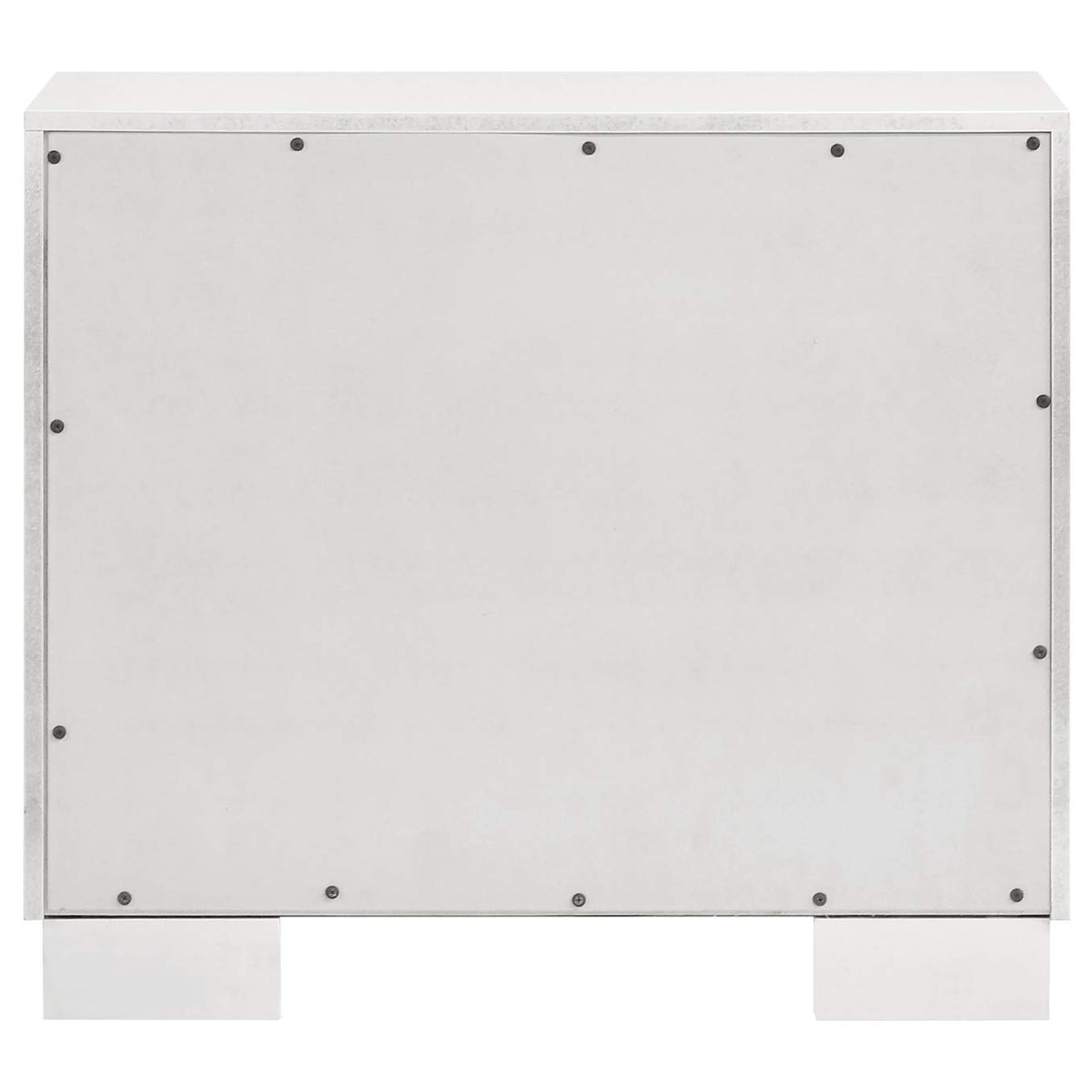 202992 Jessica 2-drawer Nightstand Snow White
