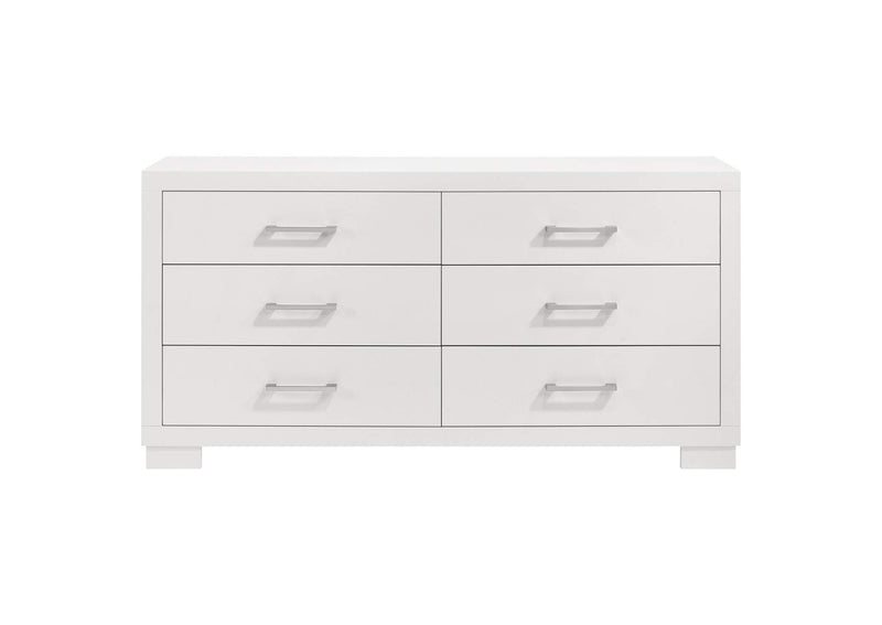 202993 Jessica 6-drawer Dresser Snow White
