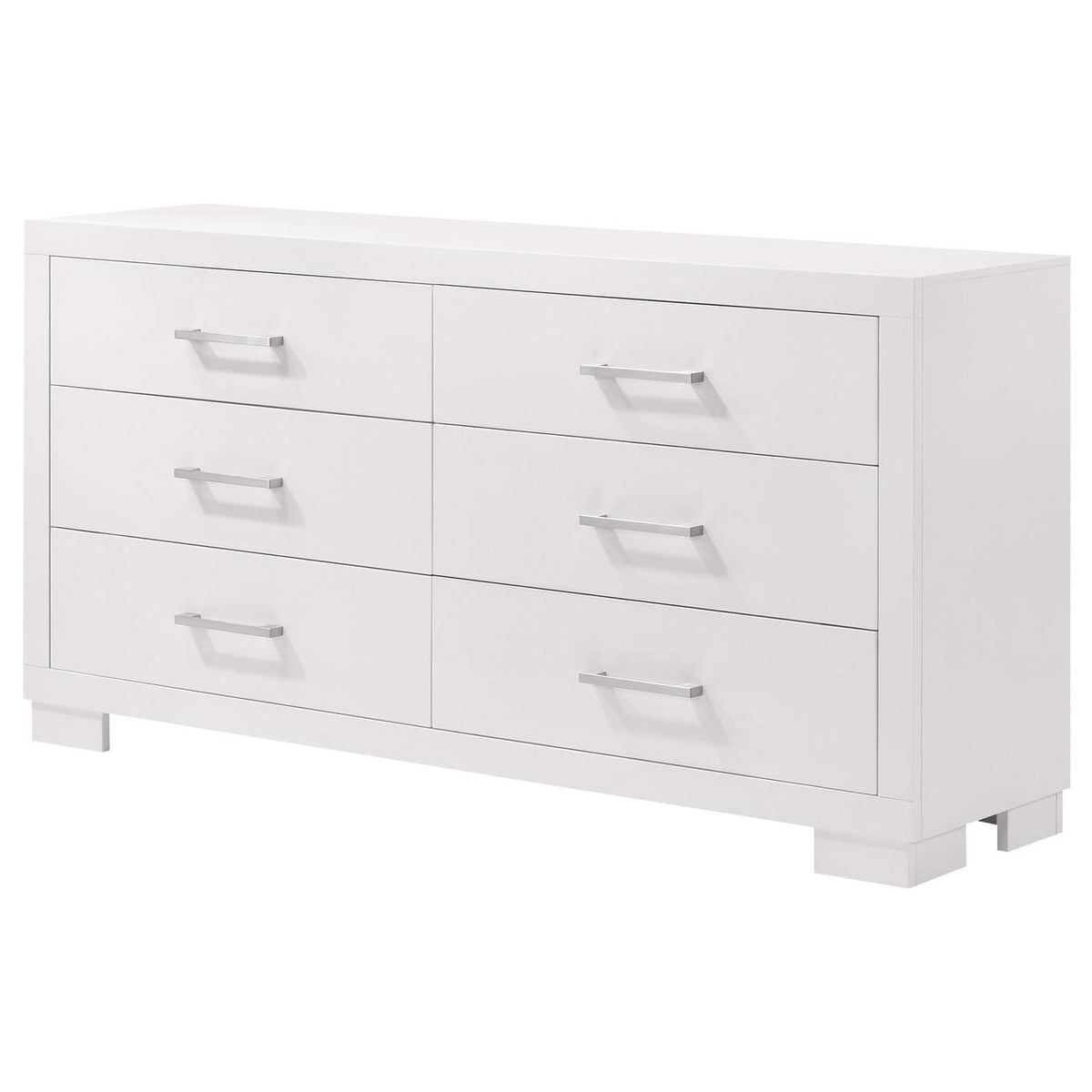 202993 Jessica 6-drawer Dresser Snow White