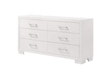 202993 Jessica 6-drawer Dresser Snow White