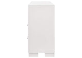 202993 Jessica 6-drawer Dresser Snow White