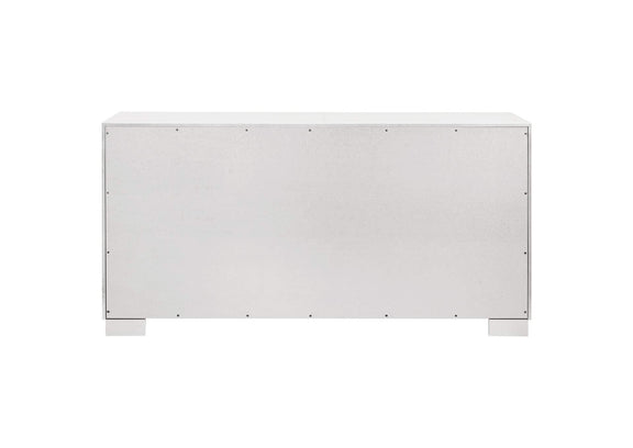 202993 Jessica 6-drawer Dresser Snow White