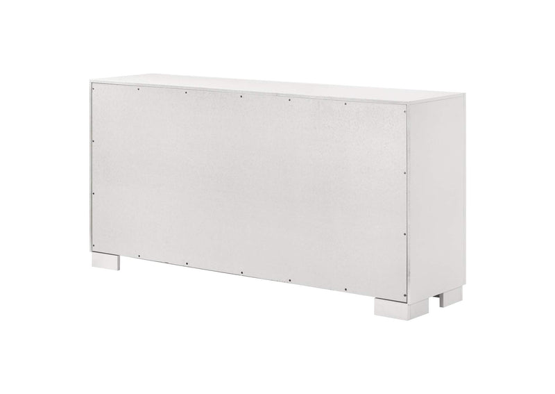202993 Jessica 6-drawer Dresser Snow White