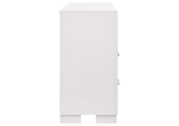 202993 Jessica 6-drawer Dresser Snow White