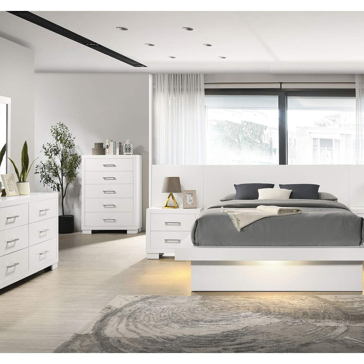 202993 Jessica 6-drawer Dresser Snow White