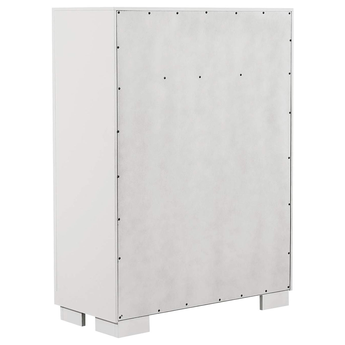 202995 Jessica 5-drawer Bedroom Chest Snow White
