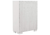 202995 Jessica 5-drawer Bedroom Chest Snow White