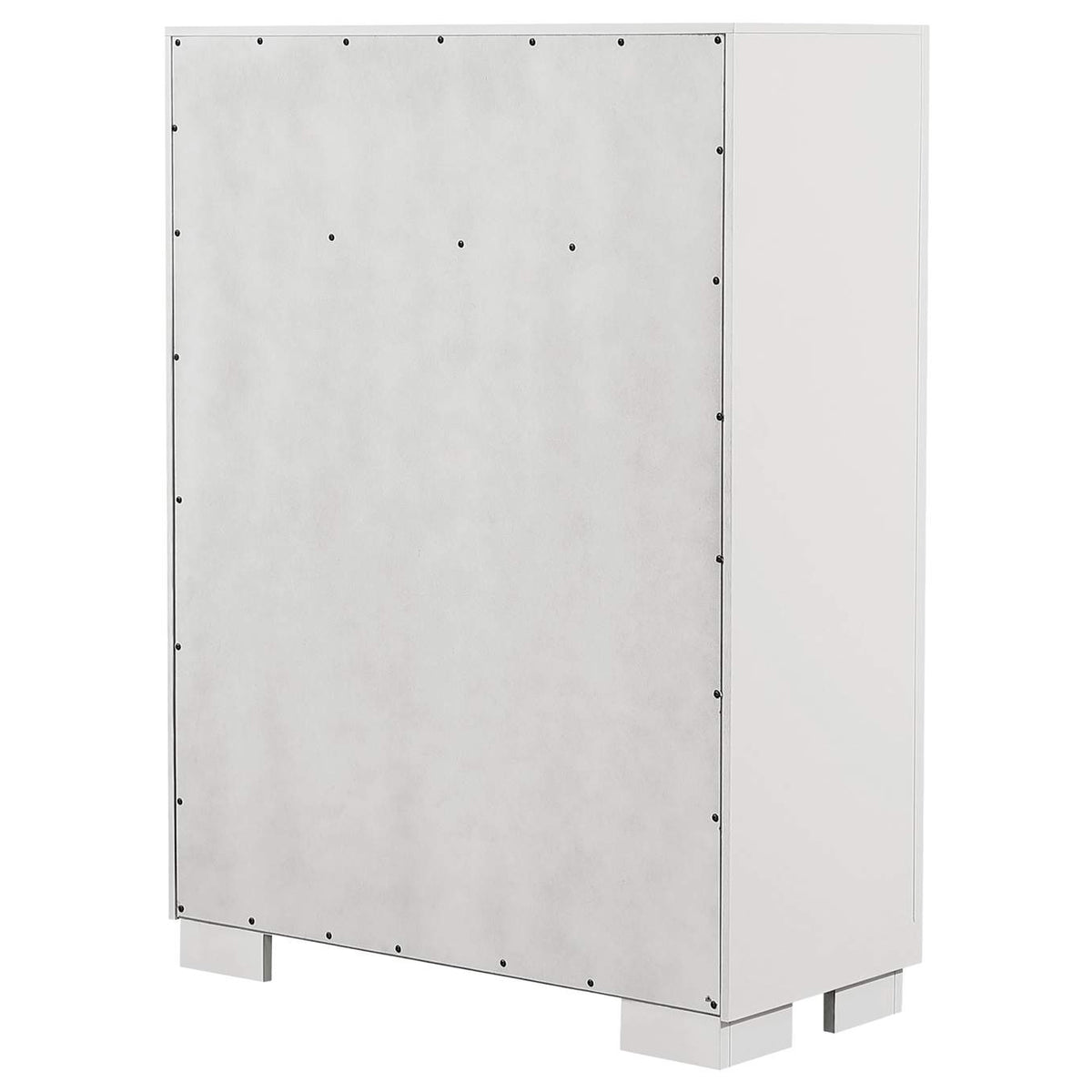 202995 Jessica 5-drawer Bedroom Chest Snow White