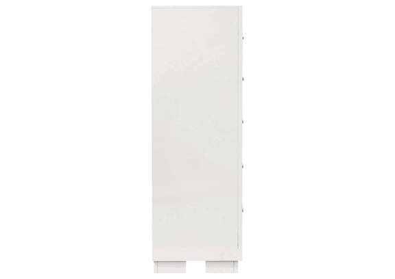 202995 Jessica 5-drawer Bedroom Chest Snow White