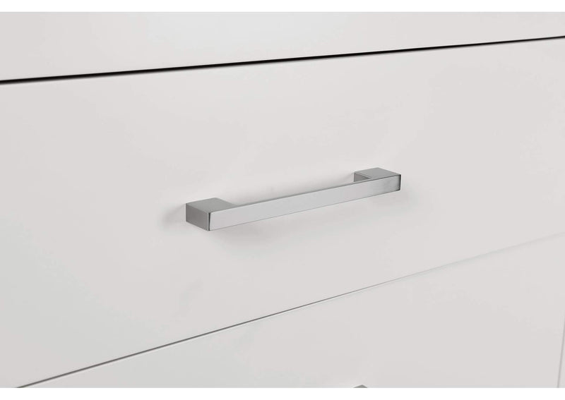 202995 Jessica 5-drawer Bedroom Chest Snow White