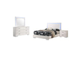 203500F-S4L Felicity 4-piece Full Bedroom Set White High Gloss