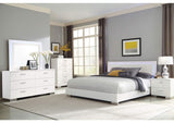 Felicity 5-piece Queen Bedroom Set White High Gloss