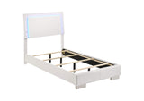 203500T-S4 Felicity 4-piece Twin Bedroom Set White High Gloss