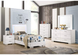 Felicity 5-piece Twin Bedroom Set White High Gloss