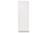 203505 Felicity 5-drawer Bedroom Chest White High Gloss