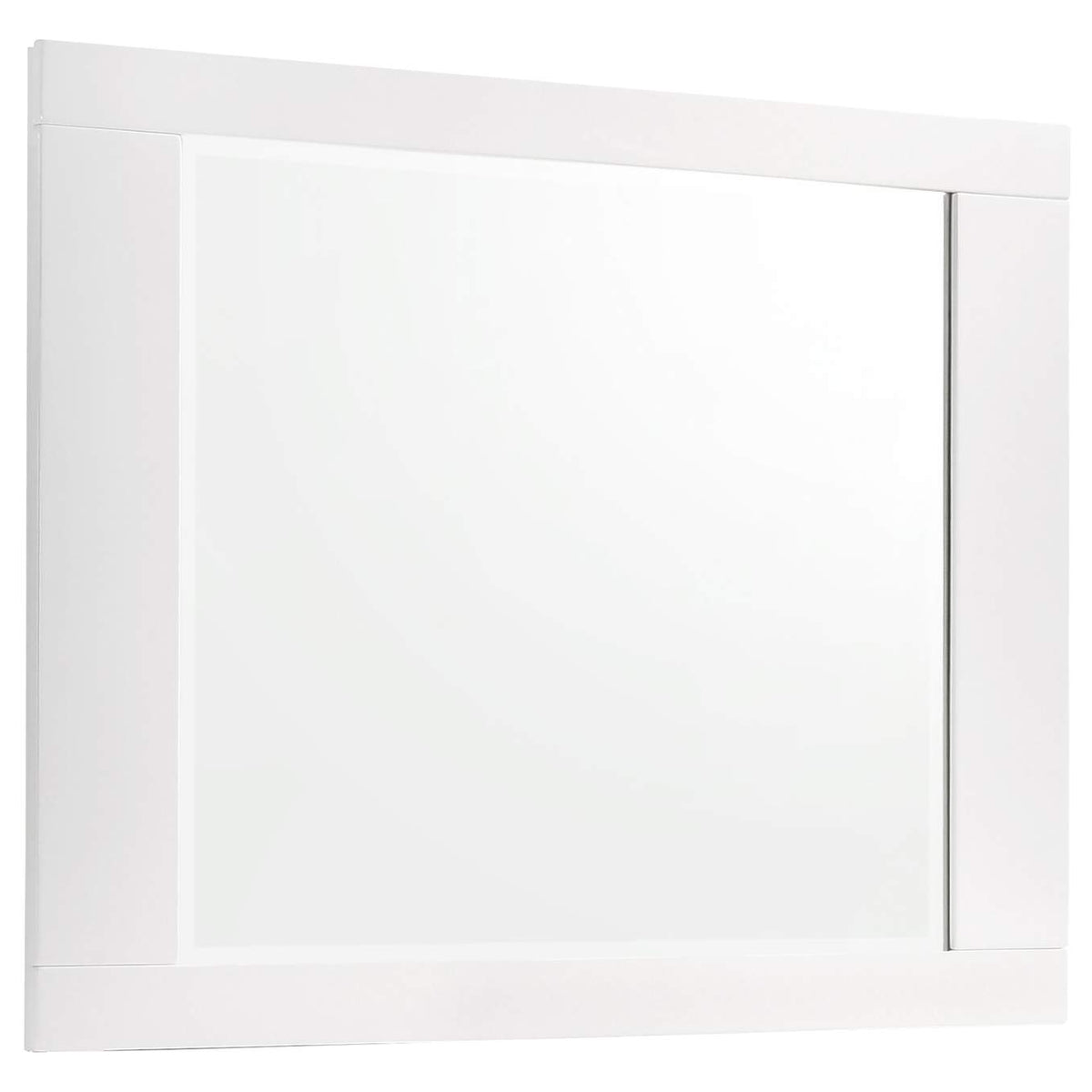 203511F-S4 Felicity 4-piece Full Bedroom Set White High Gloss