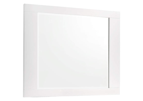 203511F-S4 Felicity 4-piece Full Bedroom Set White High Gloss