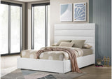203511F Felicity 53-inch Upholstered Full Platform Bed White