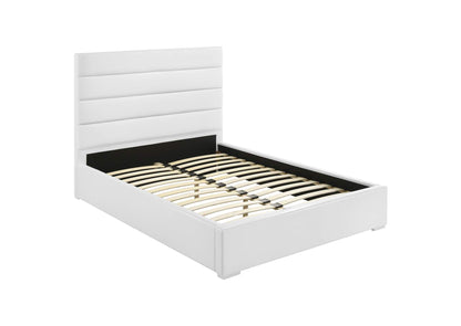 203511F Felicity 53-inch Upholstered Full Platform Bed White