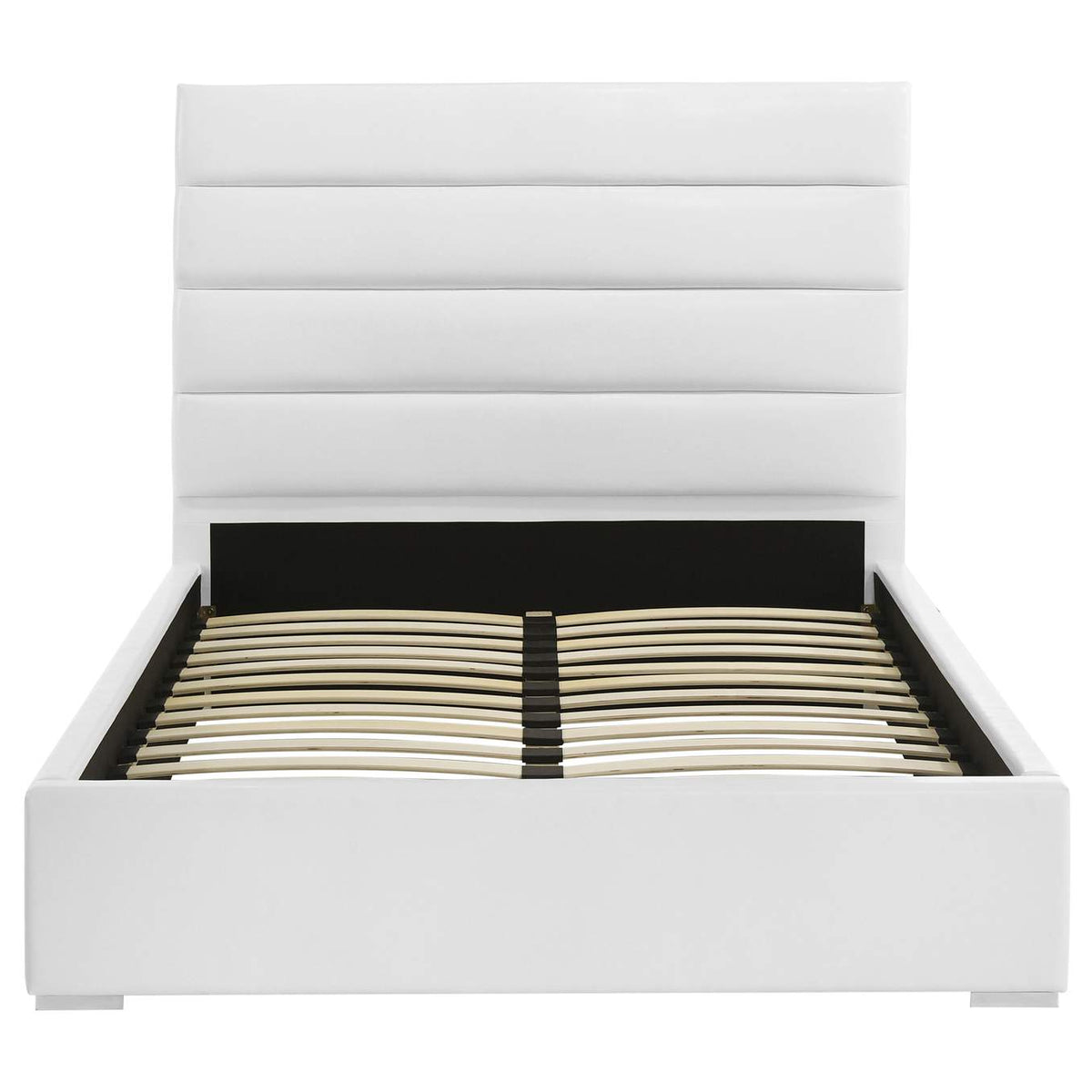 203511F Felicity 53-inch Upholstered Full Platform Bed White