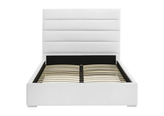 203511F Felicity 53-inch Upholstered Full Platform Bed White