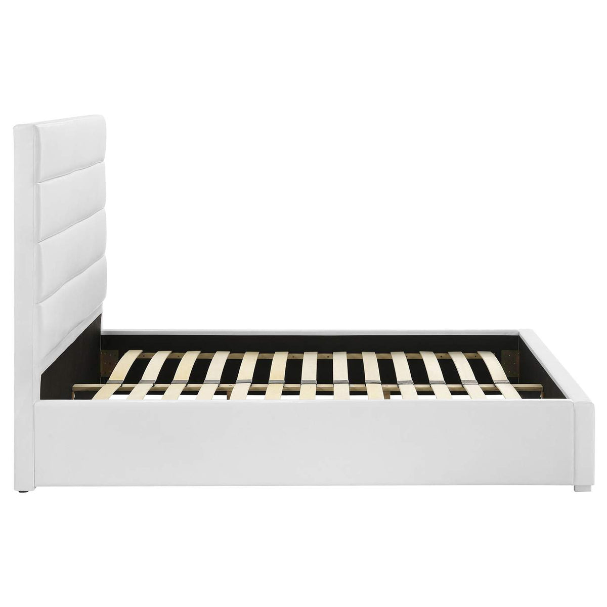 203511F Felicity 53-inch Upholstered Full Platform Bed White