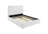 203511KE-S4 Felicity 4-piece Eastern King Bedroom Set White High Gloss