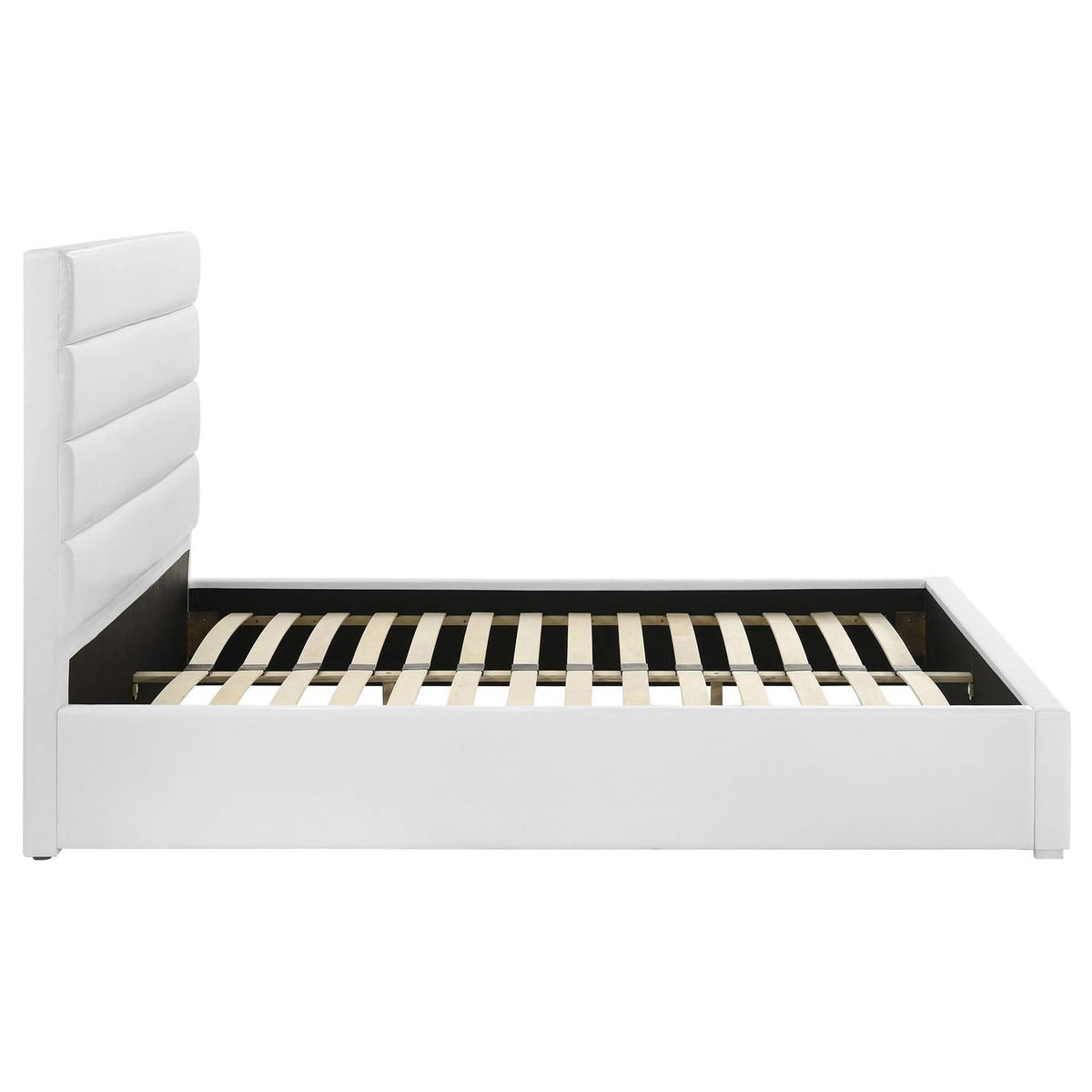 203511KE Felicity 53-inch Upholstered Eastern King Platform Bed White