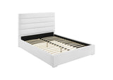 203511KW Felicity 53-inch Upholstered California King Bed White