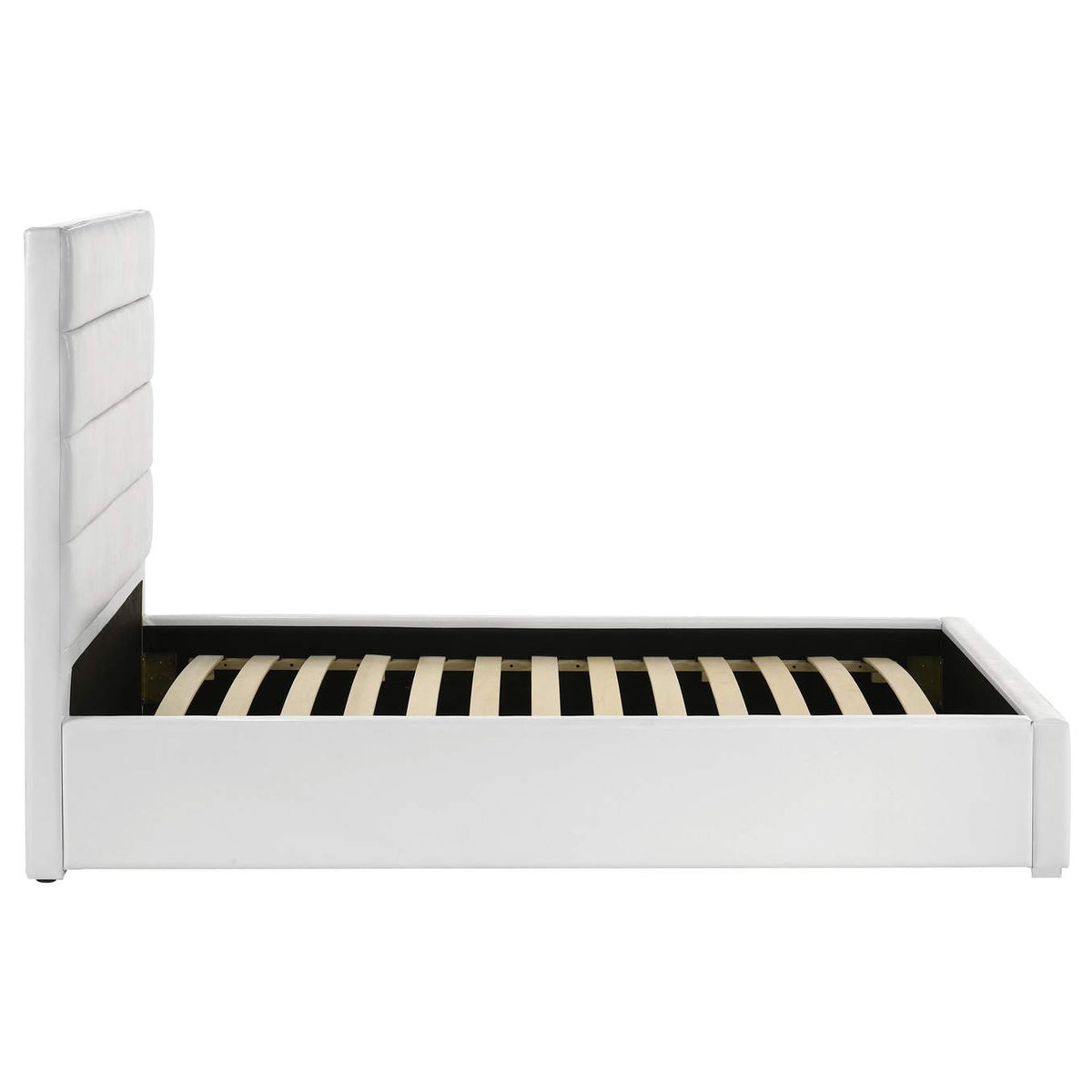 203511T Felicity 53-inch Upholstered Twin Platform Bed White