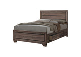 204190KE-S4 Kauffman 4-piece Eastern King Bedroom Set Washed Taupe