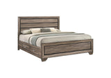 204190KE Kauffman Wood Eastern King Storage Panel Bed Washed Taupe