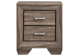 204190Q-S4 Kauffman 4-piece Queen Bedroom Set Washed Taupe